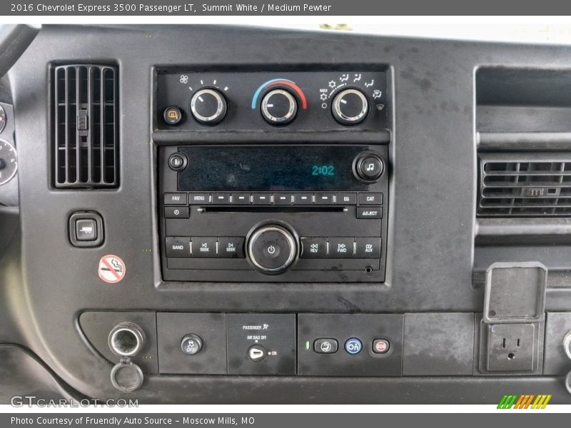 Controls of 2016 Express 3500 Passenger LT