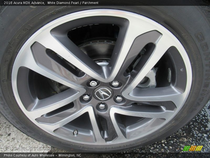 White Diamond Pearl / Parchment 2018 Acura MDX Advance