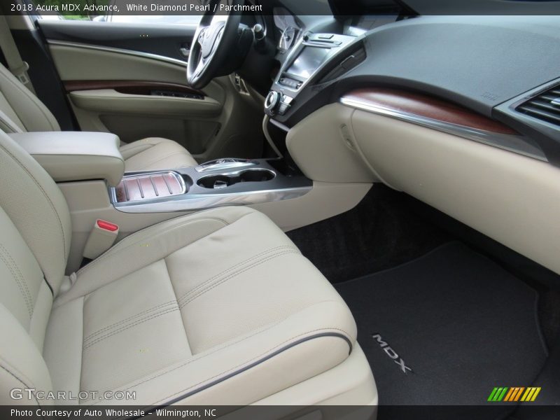White Diamond Pearl / Parchment 2018 Acura MDX Advance