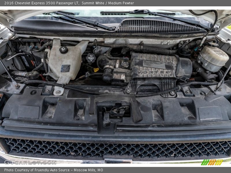 Summit White / Medium Pewter 2016 Chevrolet Express 3500 Passenger LT