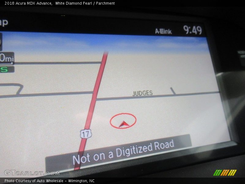 White Diamond Pearl / Parchment 2018 Acura MDX Advance