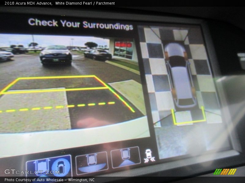 White Diamond Pearl / Parchment 2018 Acura MDX Advance
