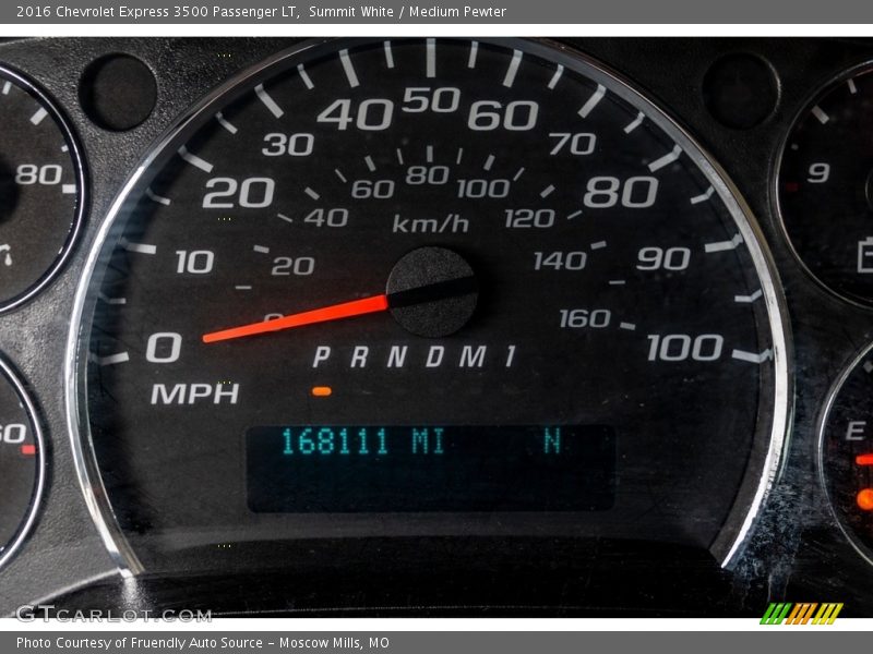 Summit White / Medium Pewter 2016 Chevrolet Express 3500 Passenger LT