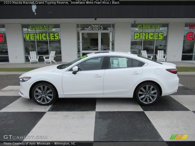 Snowflake White Pearl Mica / Black 2020 Mazda Mazda6 Grand Touring Reserve