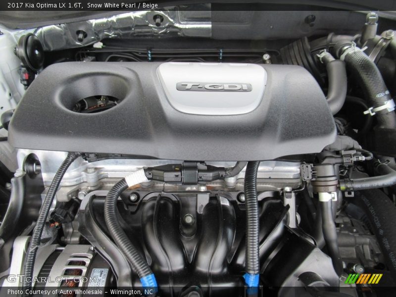 2017 Optima LX 1.6T Engine - 1.6 Liter Turbocharged DOHC 16-Valve CVVT 4 Cylinder