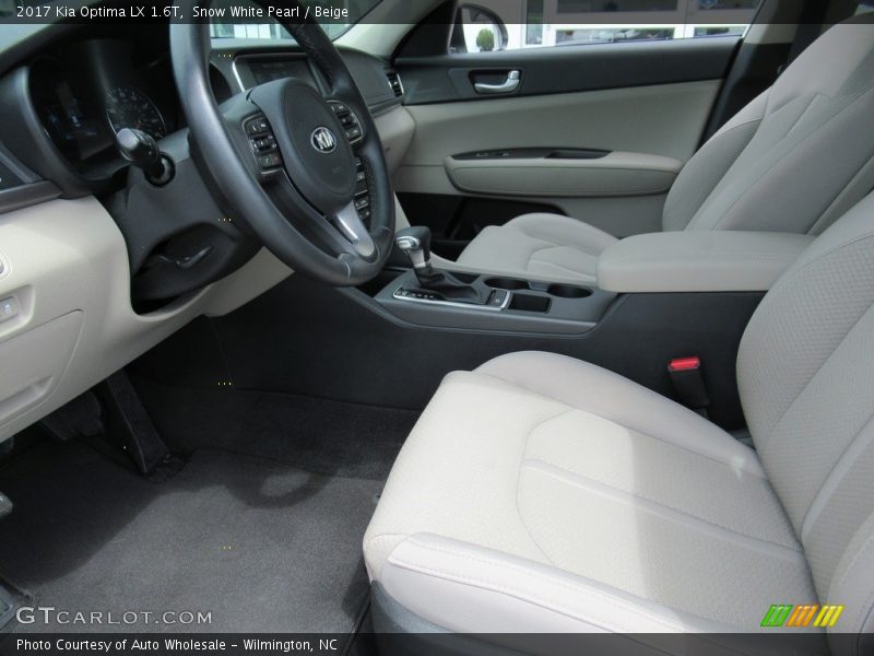 Front Seat of 2017 Optima LX 1.6T