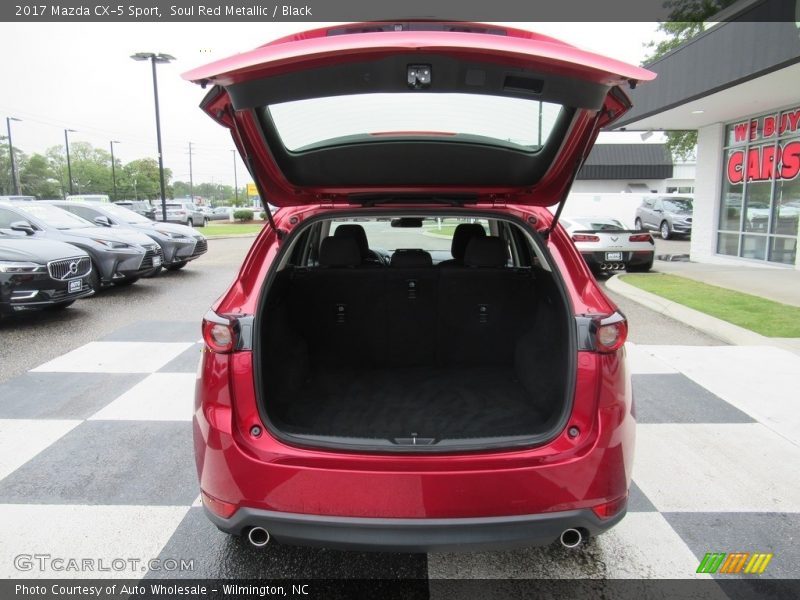 Soul Red Metallic / Black 2017 Mazda CX-5 Sport