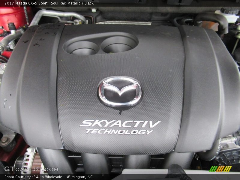 Soul Red Metallic / Black 2017 Mazda CX-5 Sport