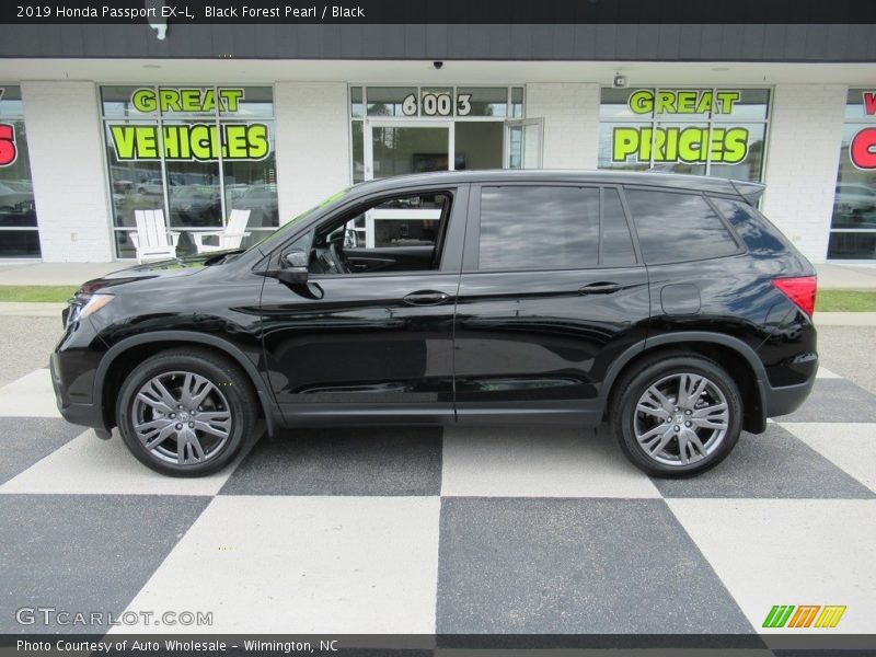 Black Forest Pearl / Black 2019 Honda Passport EX-L