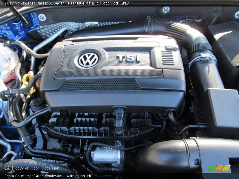Reef Blue Metallic / Moonrock Gray 2017 Volkswagen Passat SE Sedan