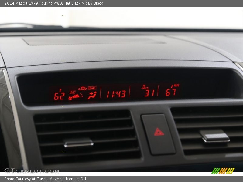Jet Black Mica / Black 2014 Mazda CX-9 Touring AWD
