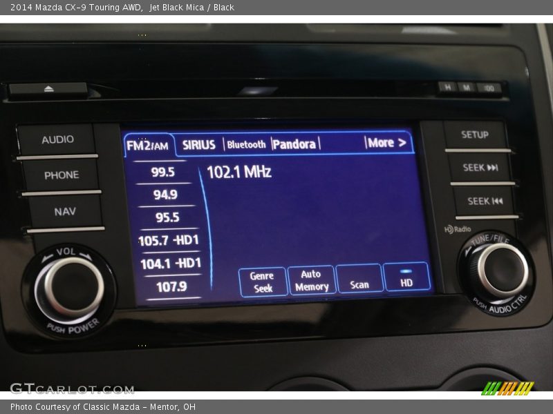 Audio System of 2014 CX-9 Touring AWD