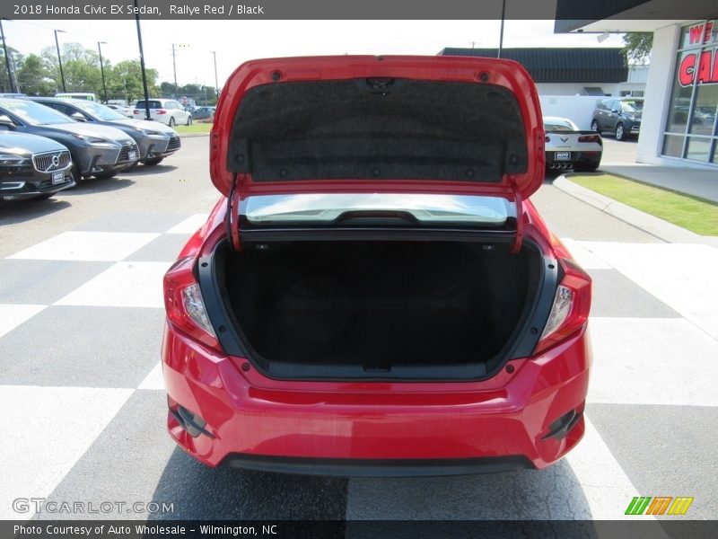 Rallye Red / Black 2018 Honda Civic EX Sedan