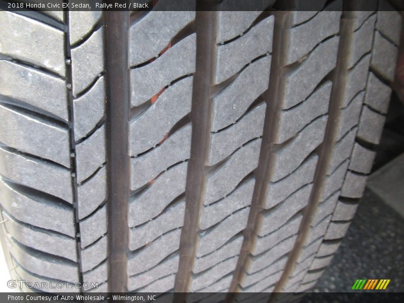 Rallye Red / Black 2018 Honda Civic EX Sedan