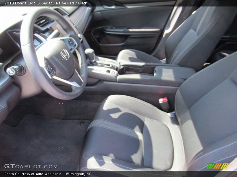 Rallye Red / Black 2018 Honda Civic EX Sedan