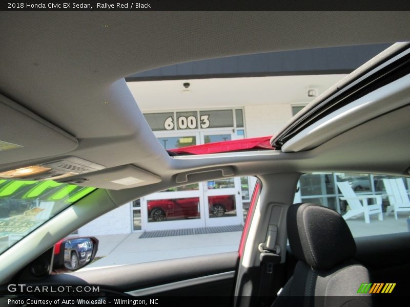 Rallye Red / Black 2018 Honda Civic EX Sedan