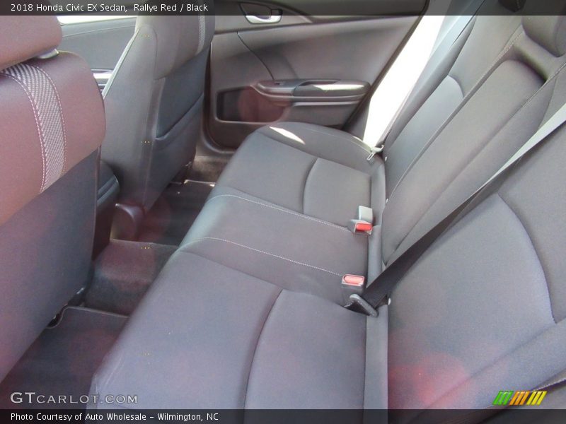 Rallye Red / Black 2018 Honda Civic EX Sedan