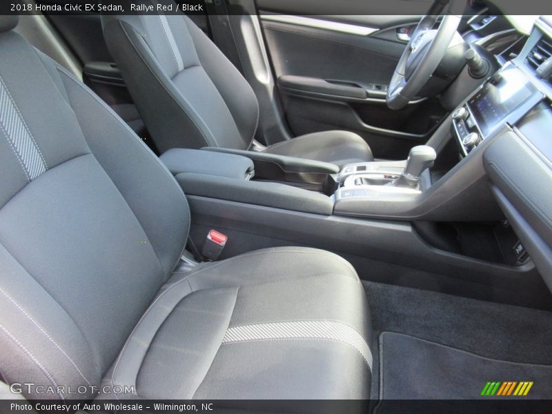 Rallye Red / Black 2018 Honda Civic EX Sedan