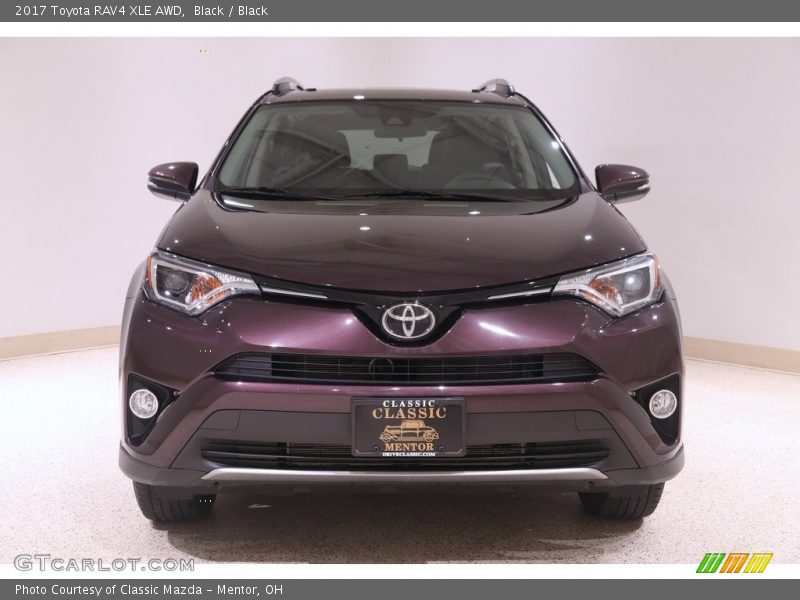 Black / Black 2017 Toyota RAV4 XLE AWD