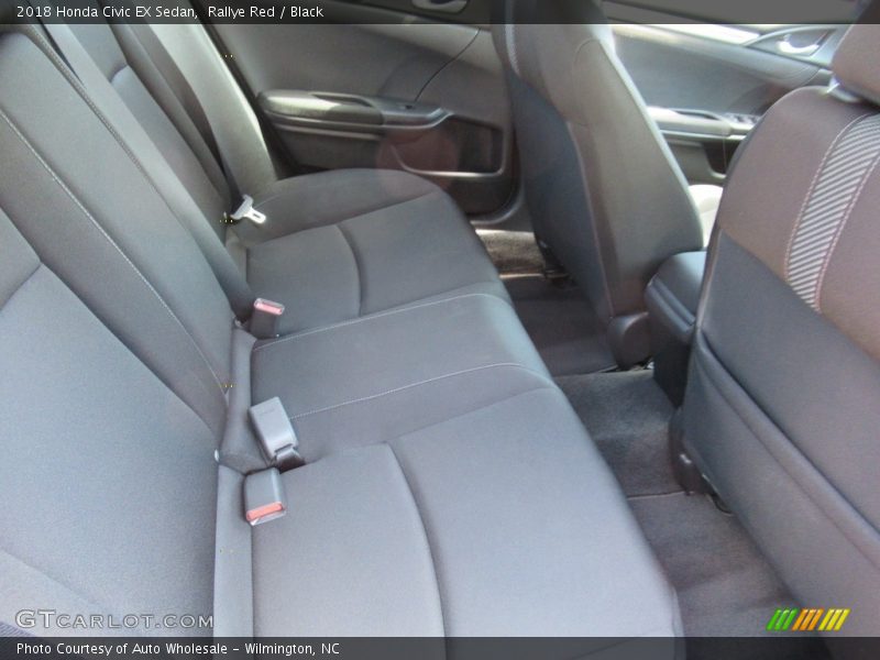 Rallye Red / Black 2018 Honda Civic EX Sedan