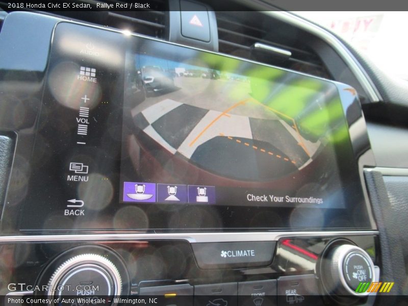 Rallye Red / Black 2018 Honda Civic EX Sedan