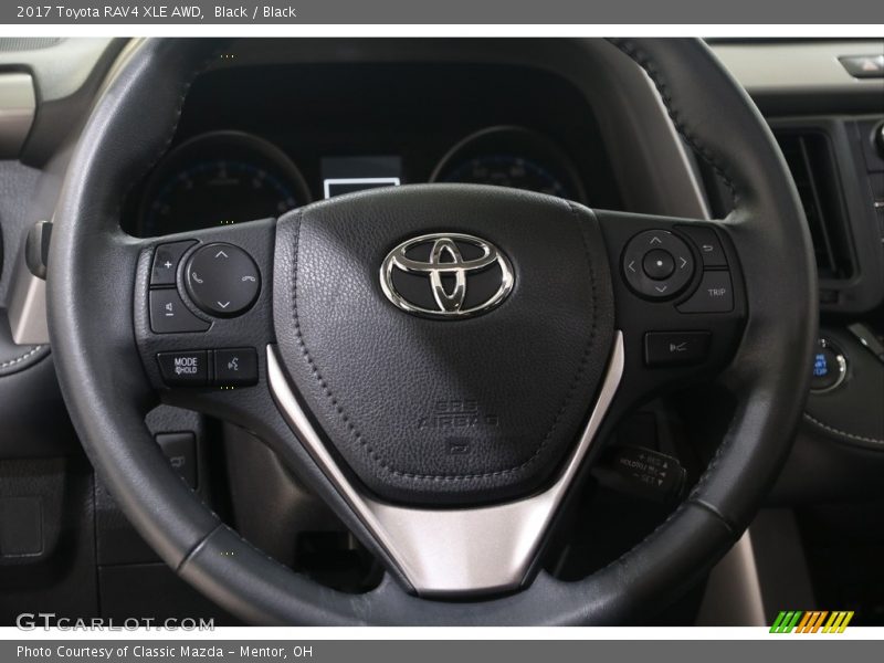 Black / Black 2017 Toyota RAV4 XLE AWD