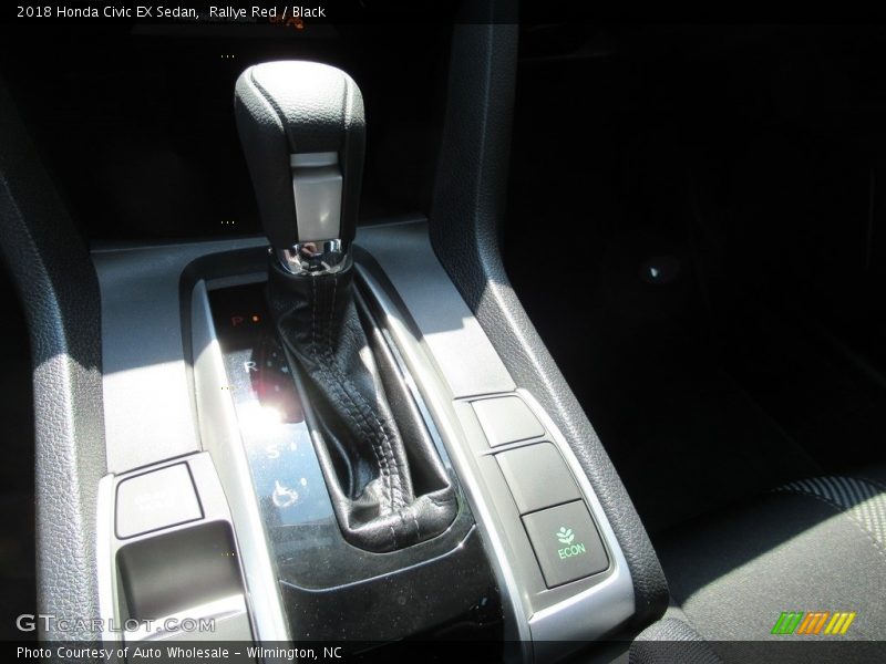 Rallye Red / Black 2018 Honda Civic EX Sedan