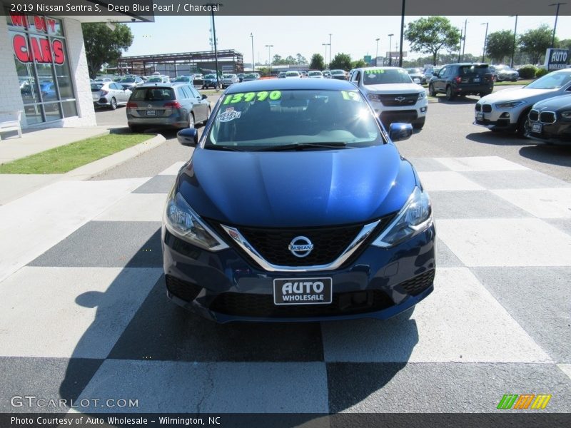 Deep Blue Pearl / Charcoal 2019 Nissan Sentra S