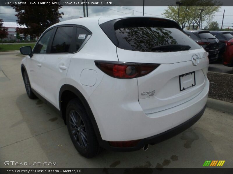 Snowflake White Pearl / Black 2020 Mazda CX-5 Touring AWD