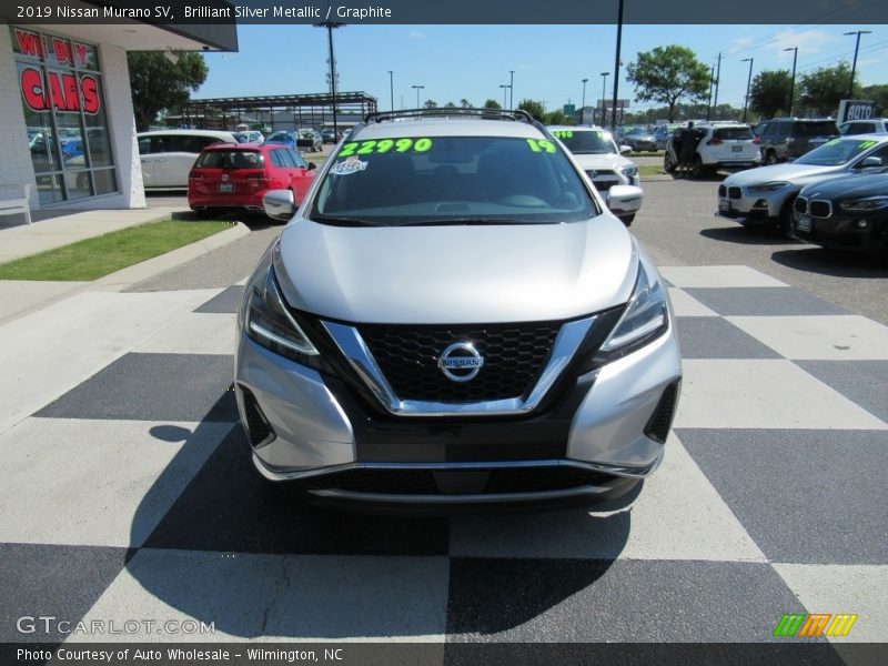 Brilliant Silver Metallic / Graphite 2019 Nissan Murano SV