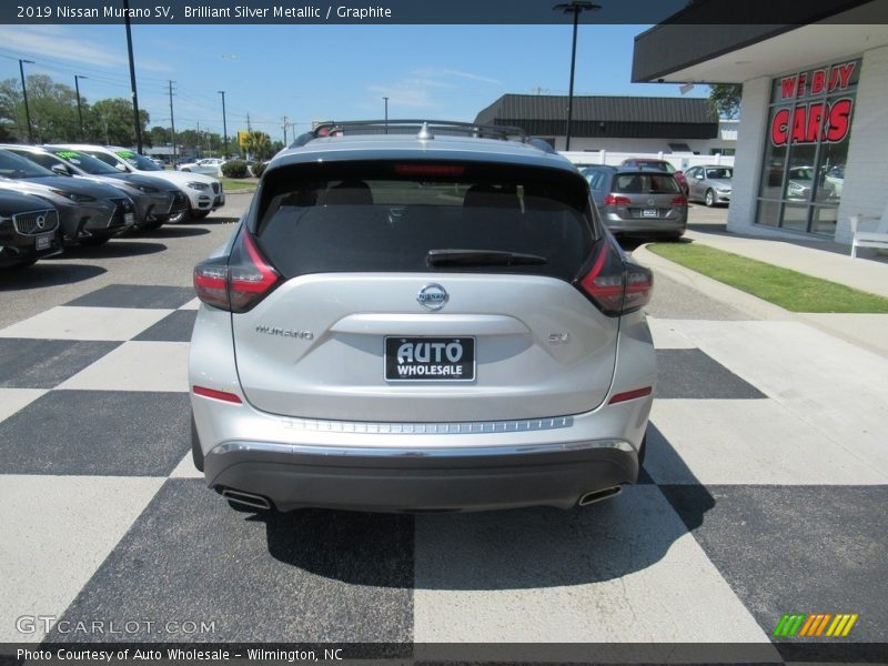 Brilliant Silver Metallic / Graphite 2019 Nissan Murano SV