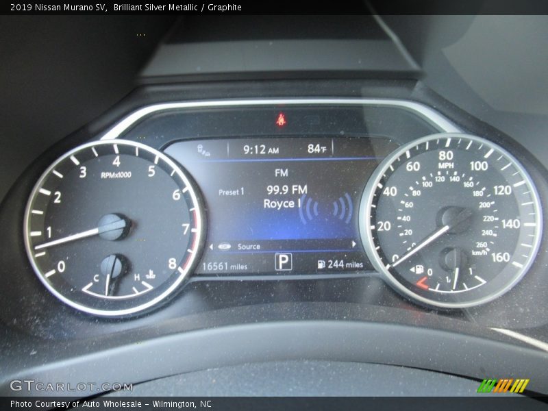 Brilliant Silver Metallic / Graphite 2019 Nissan Murano SV