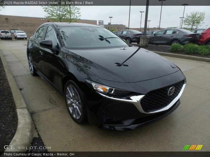Jet Black Mica / Black 2020 Mazda MAZDA3 Select Sedan