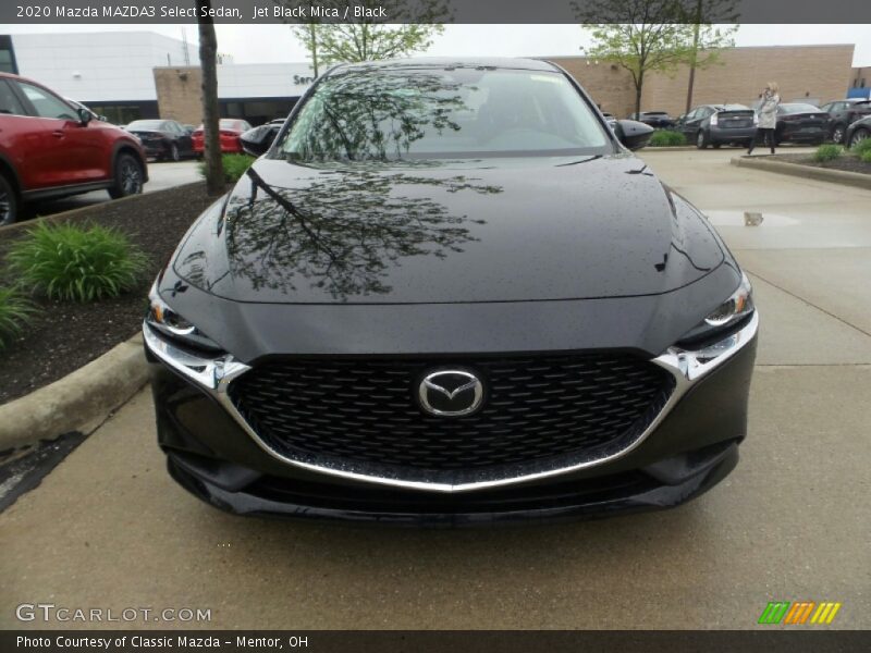 Jet Black Mica / Black 2020 Mazda MAZDA3 Select Sedan