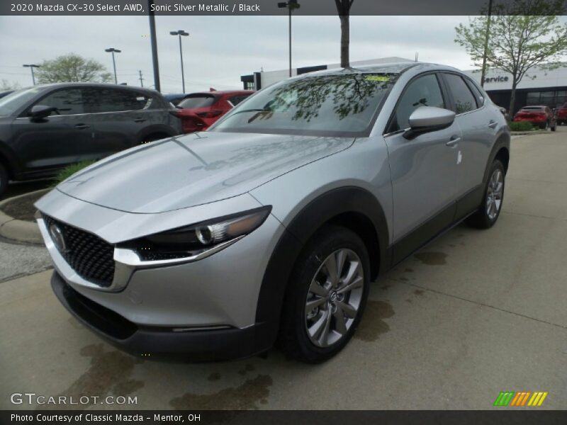 Sonic Silver Metallic / Black 2020 Mazda CX-30 Select AWD