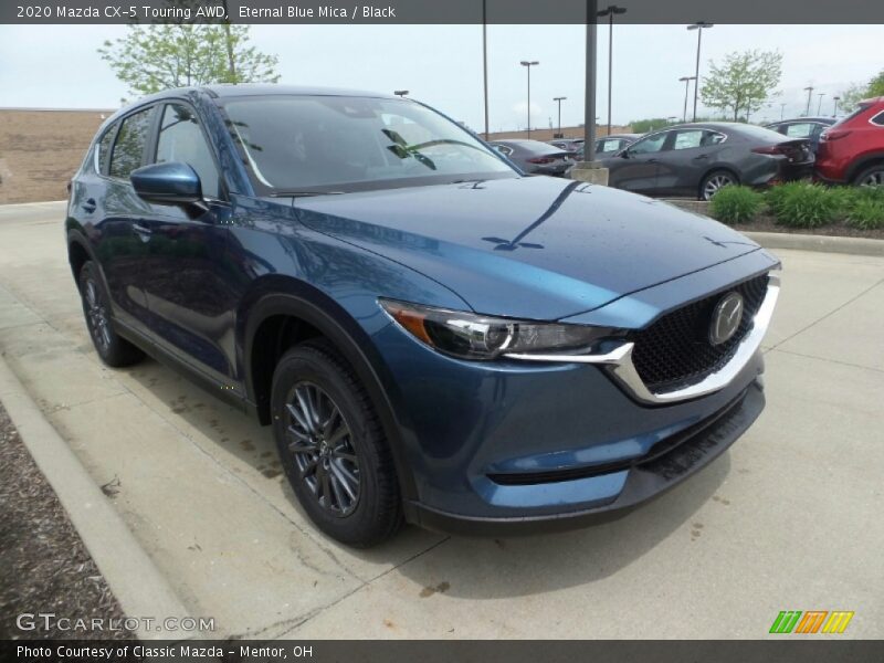 Eternal Blue Mica / Black 2020 Mazda CX-5 Touring AWD