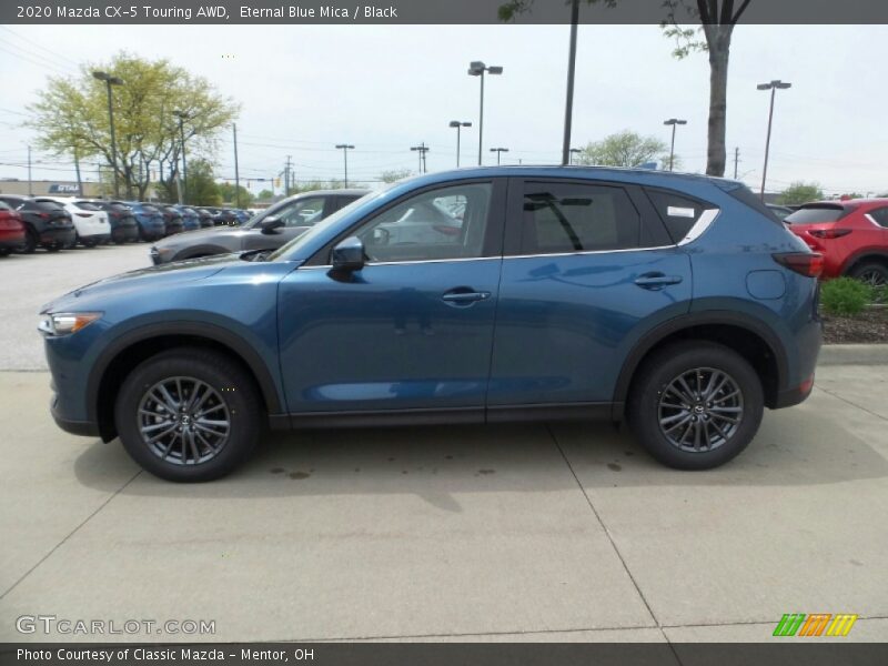 Eternal Blue Mica / Black 2020 Mazda CX-5 Touring AWD