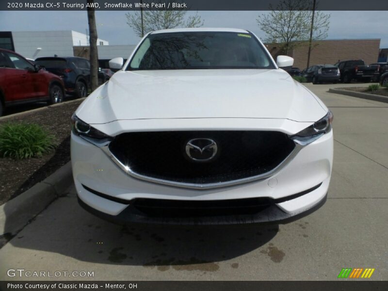 Snowflake White Pearl / Black 2020 Mazda CX-5 Touring AWD