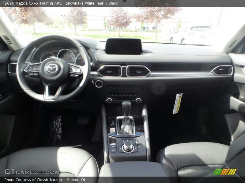 Snowflake White Pearl / Black 2020 Mazda CX-5 Touring AWD