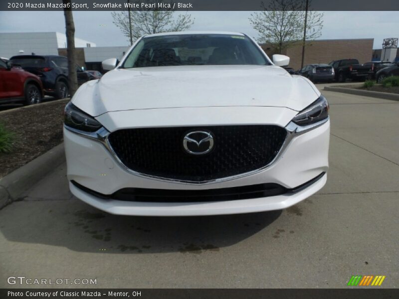 Snowflake White Pearl Mica / Black 2020 Mazda Mazda6 Sport