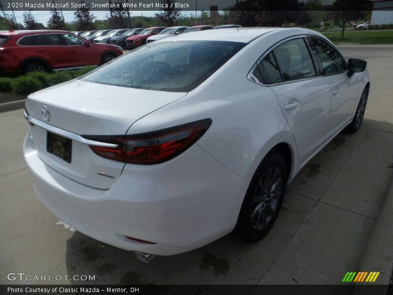 Snowflake White Pearl Mica / Black 2020 Mazda Mazda6 Sport