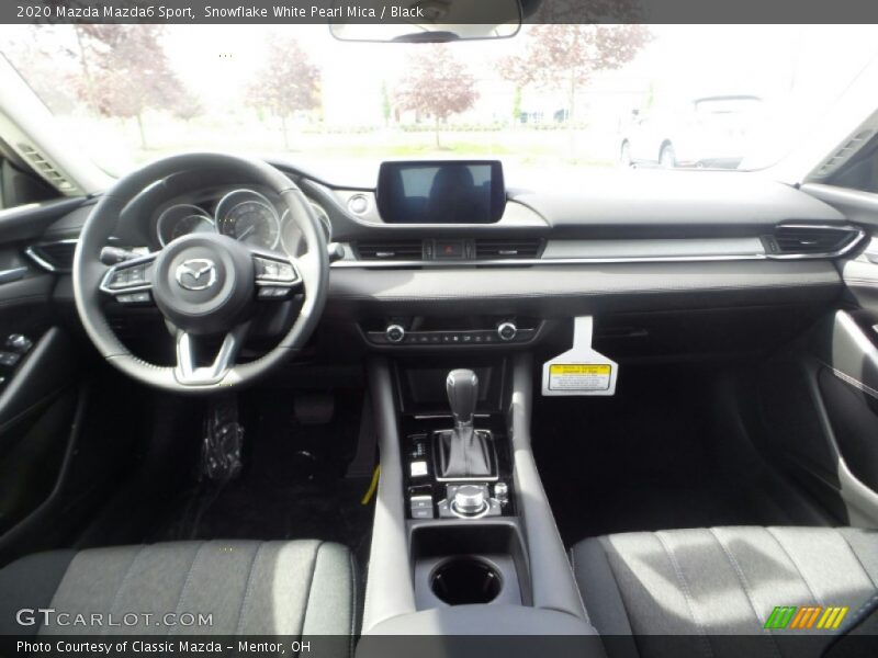 Snowflake White Pearl Mica / Black 2020 Mazda Mazda6 Sport