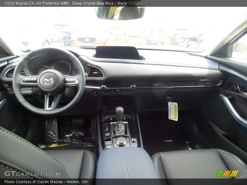 Deep Crystal Blue Mica / Black 2020 Mazda CX-30 Preferred AWD