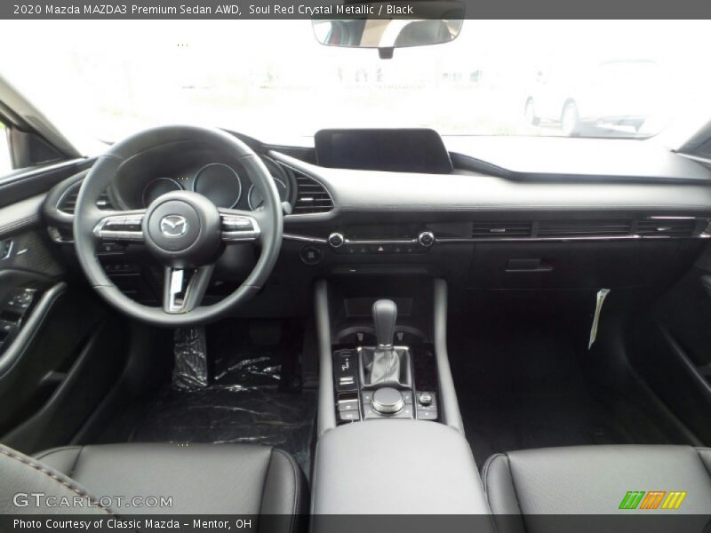 Soul Red Crystal Metallic / Black 2020 Mazda MAZDA3 Premium Sedan AWD