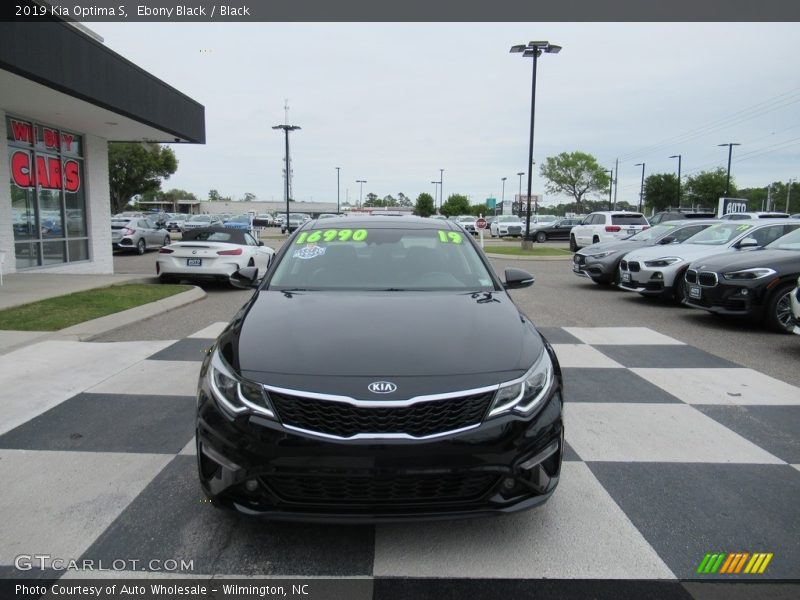 Ebony Black / Black 2019 Kia Optima S