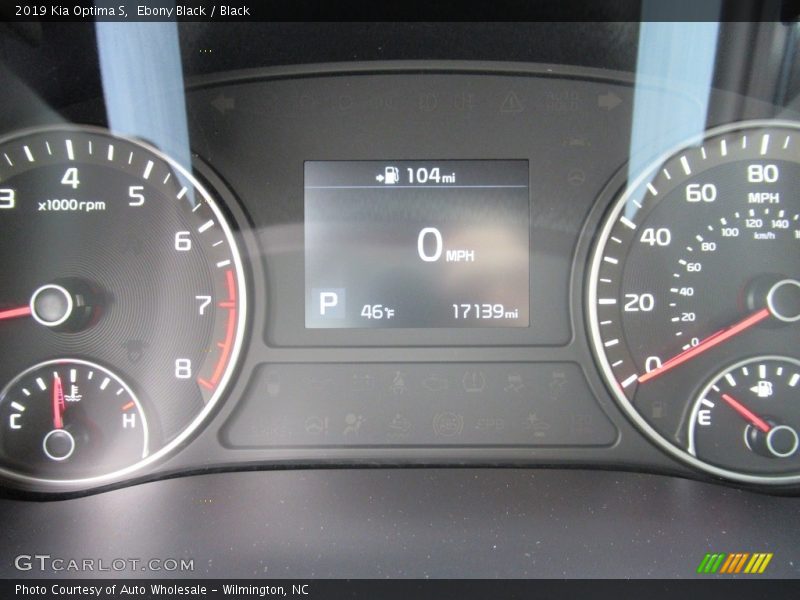 Ebony Black / Black 2019 Kia Optima S