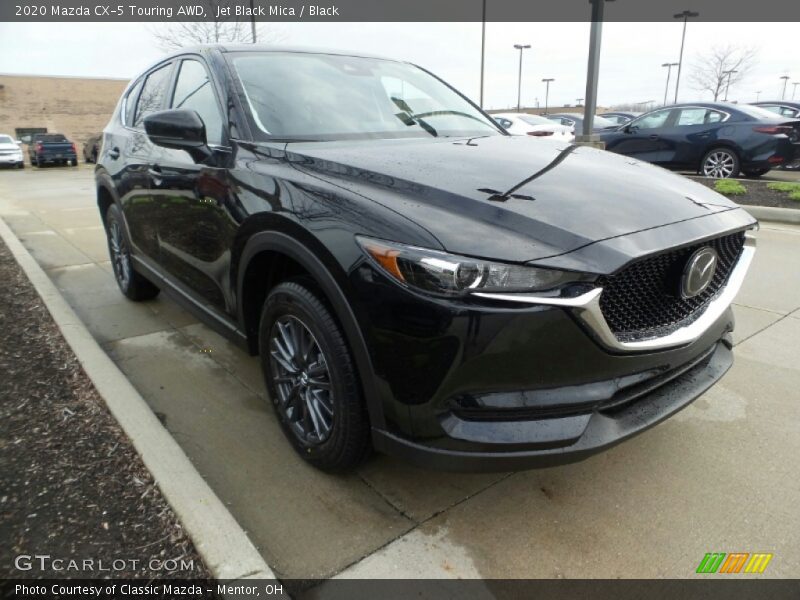 Jet Black Mica / Black 2020 Mazda CX-5 Touring AWD