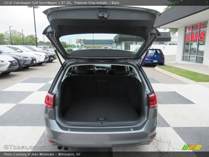 Platinum Gray metallic / Black 2016 Volkswagen Golf SportWagen 1.8T SEL