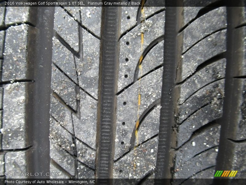 Platinum Gray metallic / Black 2016 Volkswagen Golf SportWagen 1.8T SEL