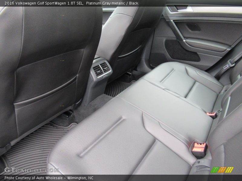 Platinum Gray metallic / Black 2016 Volkswagen Golf SportWagen 1.8T SEL